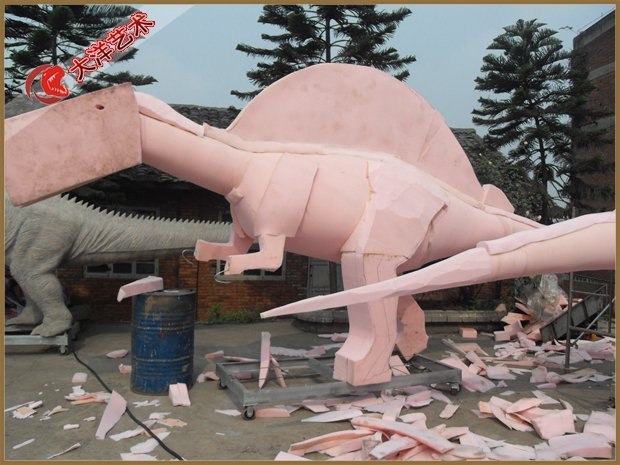 仿真恐龍制作現(xiàn)場(chǎng)-棘龍制作現(xiàn)場(chǎng)