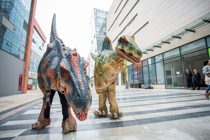  恐龍表演服，仿真恐龍皮套