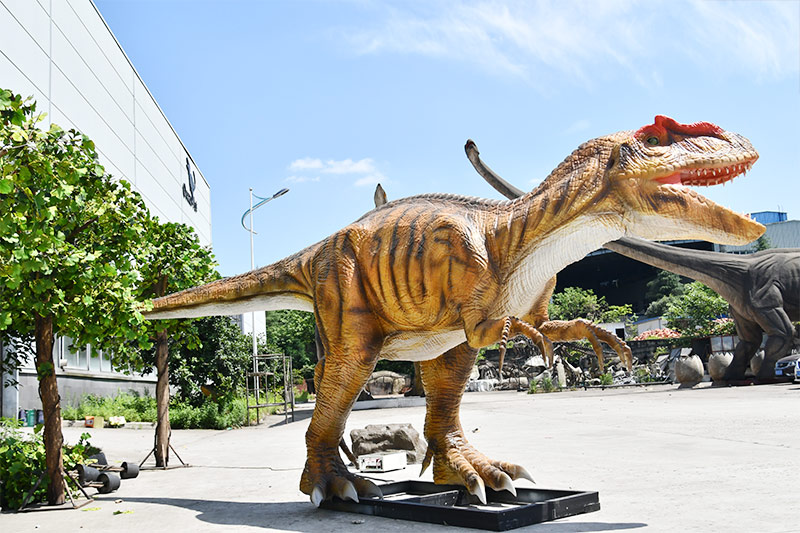 霸王龍，能叫會動的恐龍模型 