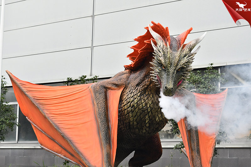 電影仿真道具制作，仿真飛龍機械模型