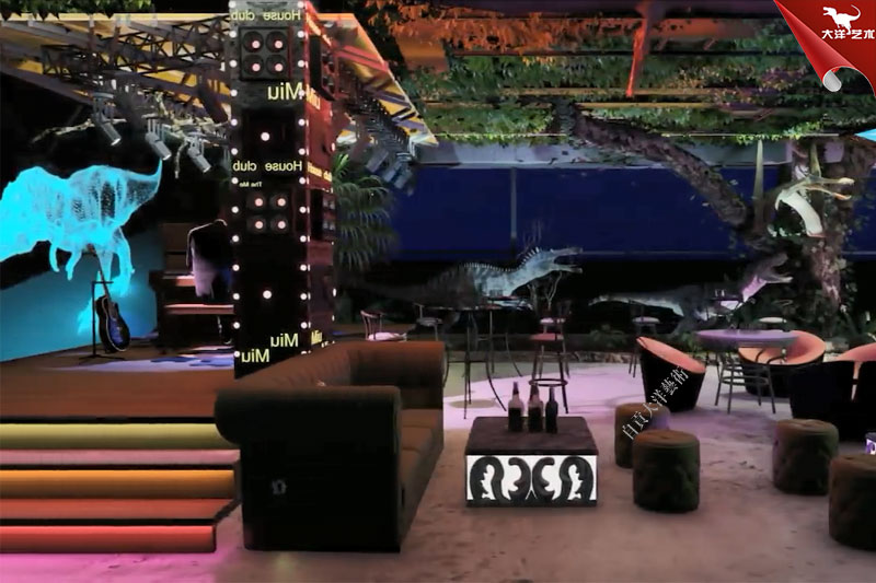 恐龍主題音樂酒吧設(shè)計方案